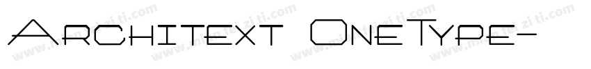 Architext OneType字体转换
